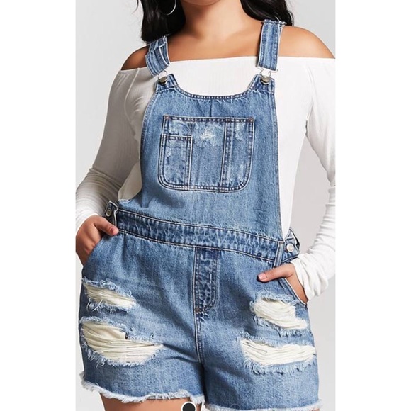 forever 21 plus size overalls